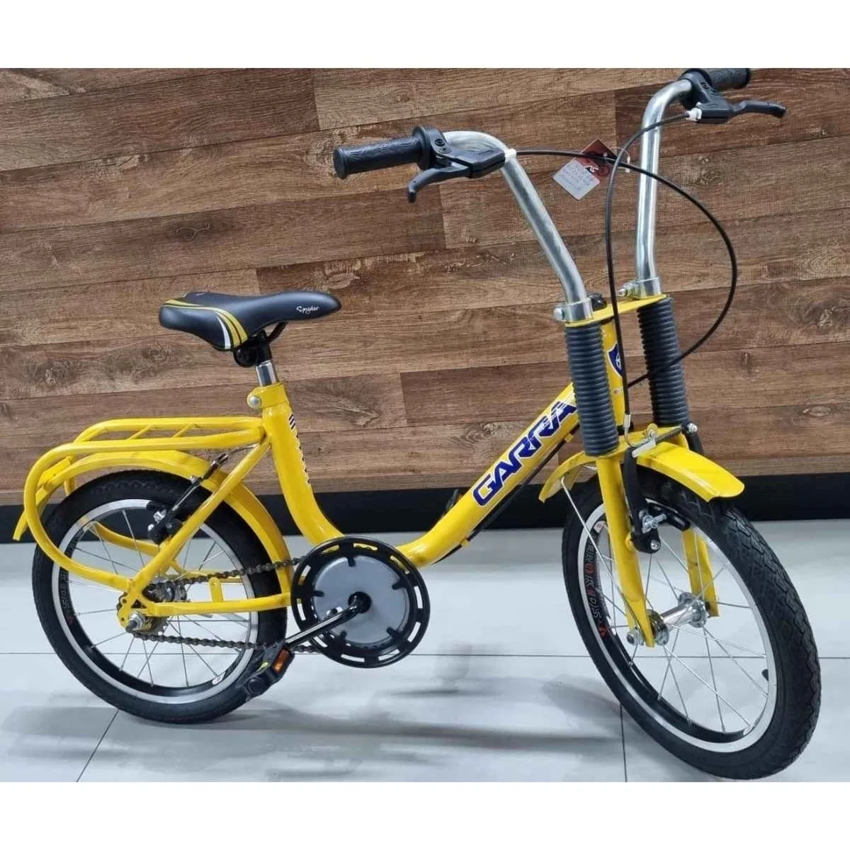 Bicicleta Aro 16 Garra7 Berlineta Amarelo