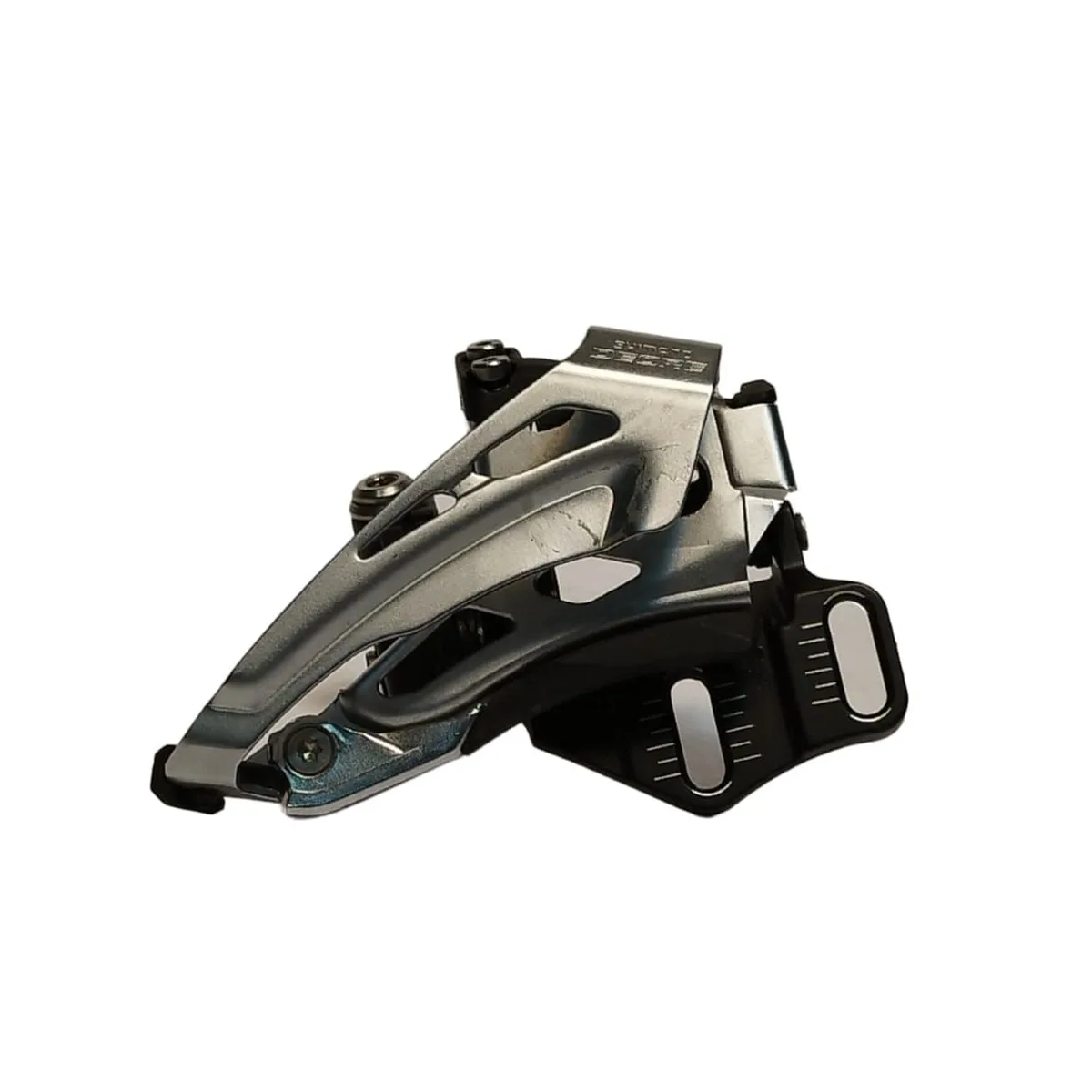 Cambio Dianteiro Shimano Deore M618-E E-Type Puxa Por Cima Cromado