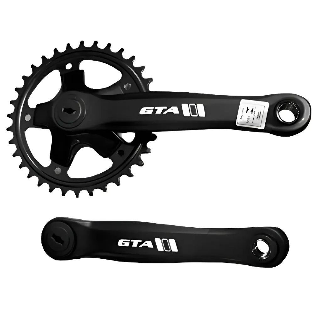 Pedivela Aço Single GTA 34 Dentes Preto 170mm — imagem 1