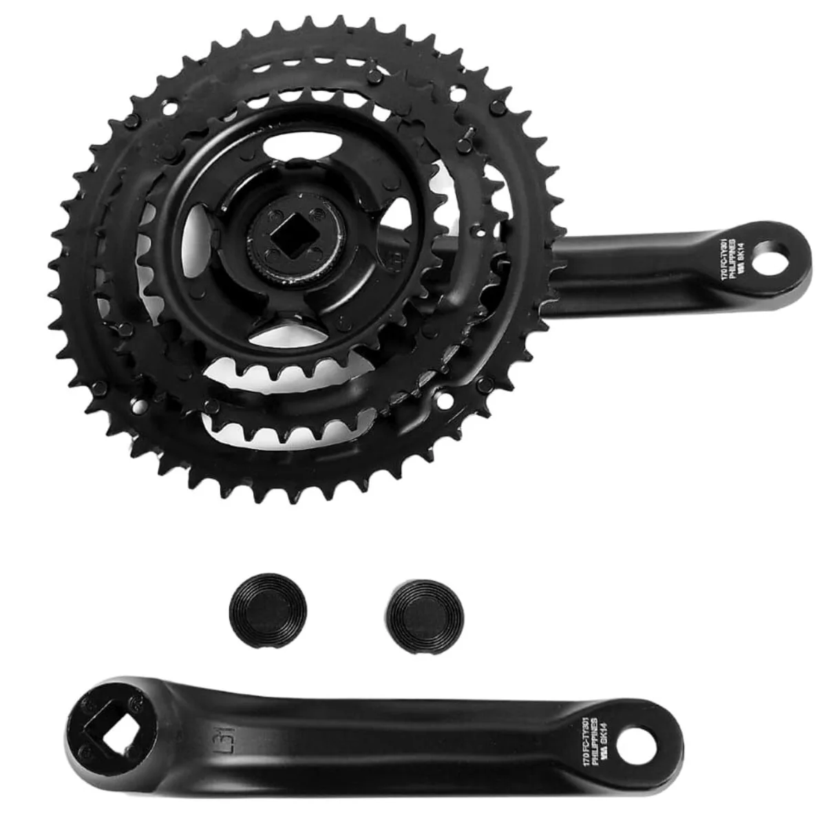 Pedivela Bicicleta Shimano Tourney Fc Ty301 170mm | Loja na Pista