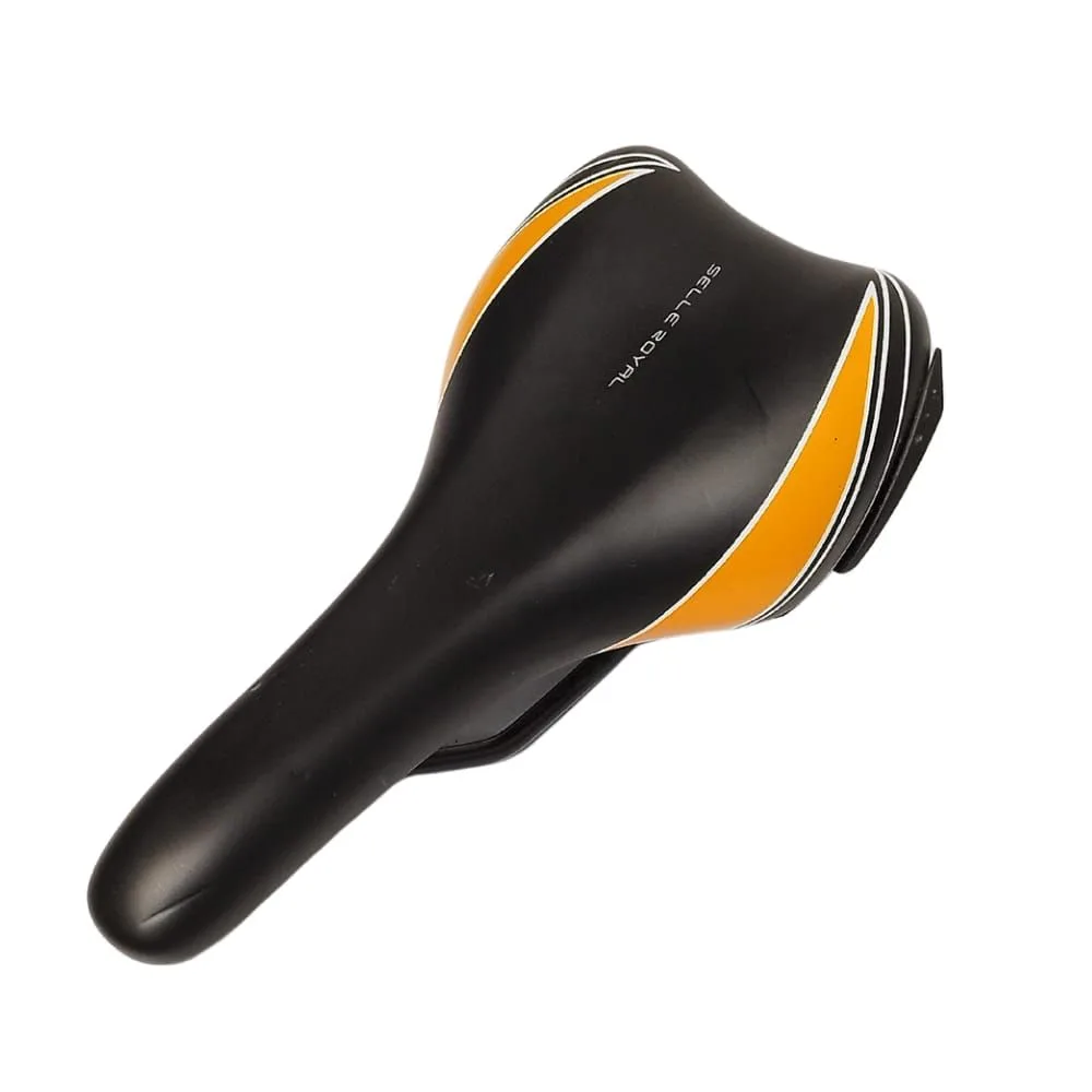 Selim MTB Selle Royal Mach 2 Preto e Branco e Laranja